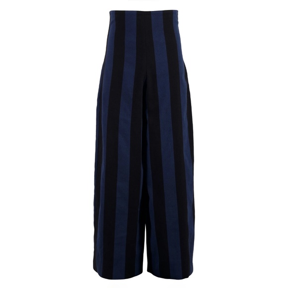 Marrakshi Life Collection 14 Blue and Black Wide Leg High Rise Pants - Picture 11 of 11
